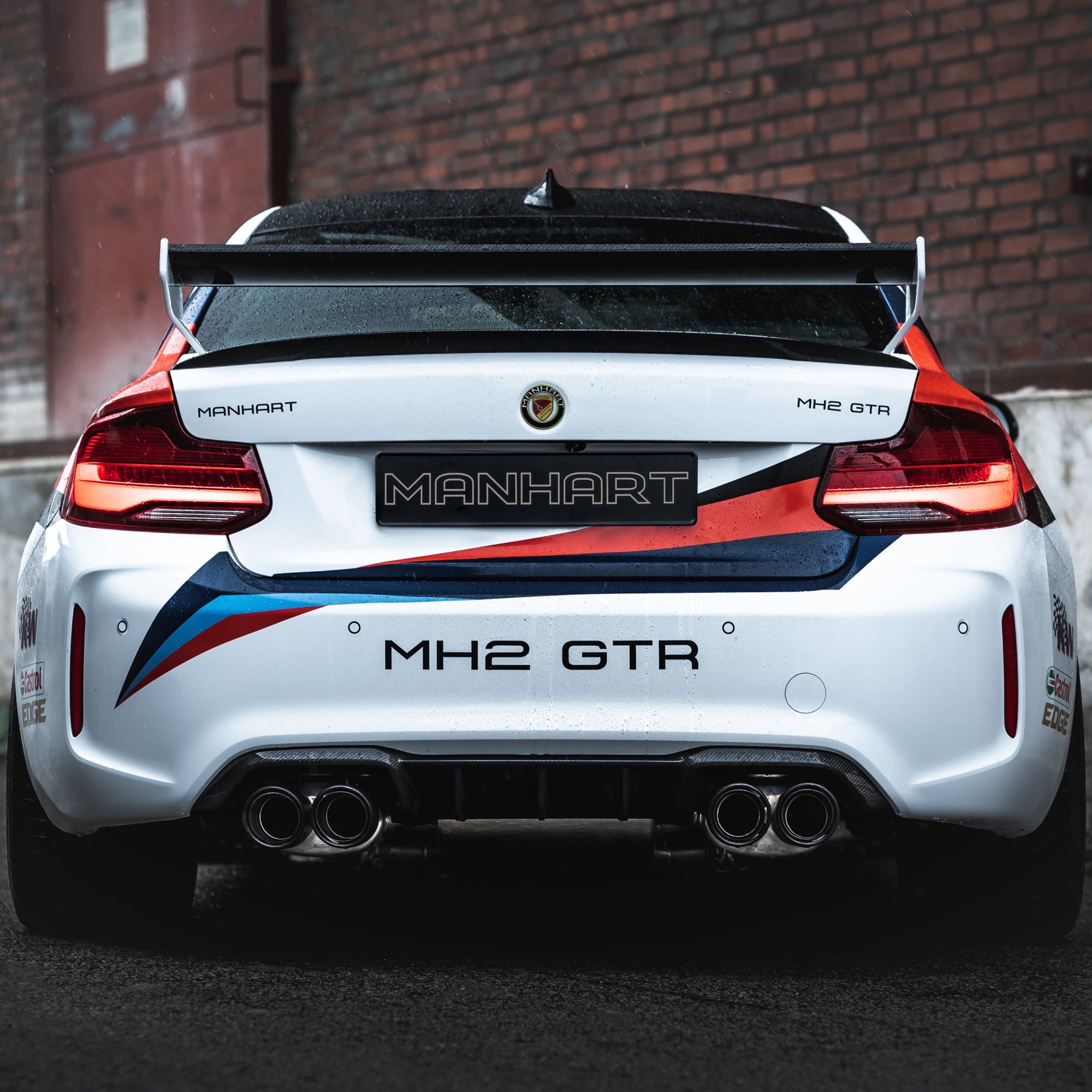 MANHART BMW F22 F87 Carbon Fibre Racing Rear Wing (Inc. M235i, M2 & M2 Competition) - ML Performance UK