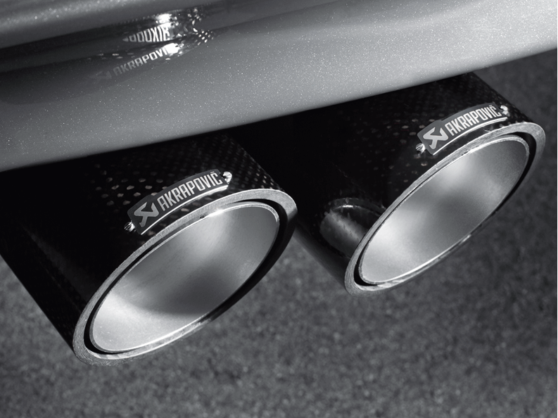 Akrapovic BMW E82 M Coupe Carbon Tail pipe set - 