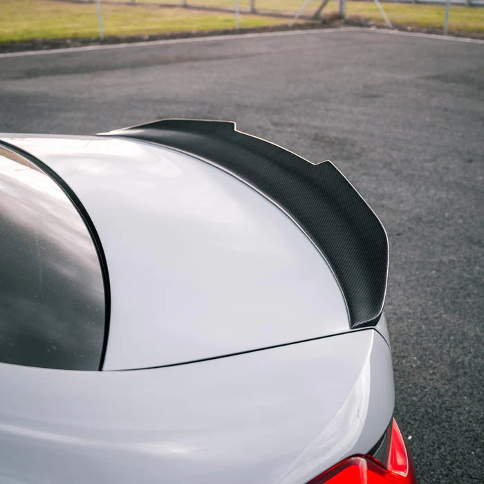 MHC Plus BMW G80 M3 Ducktail Style Pre Preg Carbon Fibre Rear Spoiler (M3 & M3 Competition) - ML Performance UK