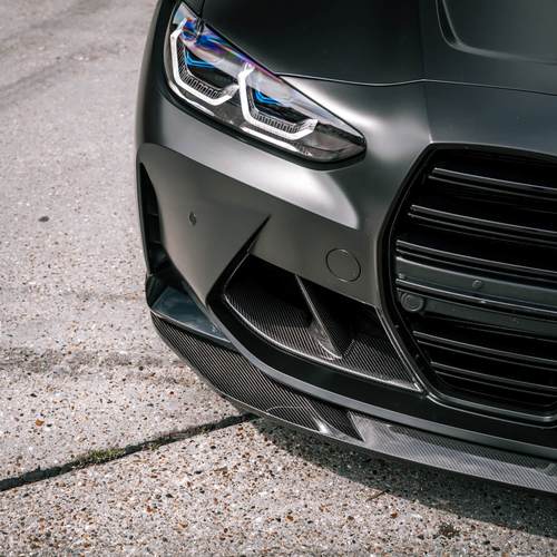 MHC Plus BMW G80 G82 SP1 Pre Preg Carbon Fibre Front Splitter (M3 Competition & M4 Competition) - ML Performance UK