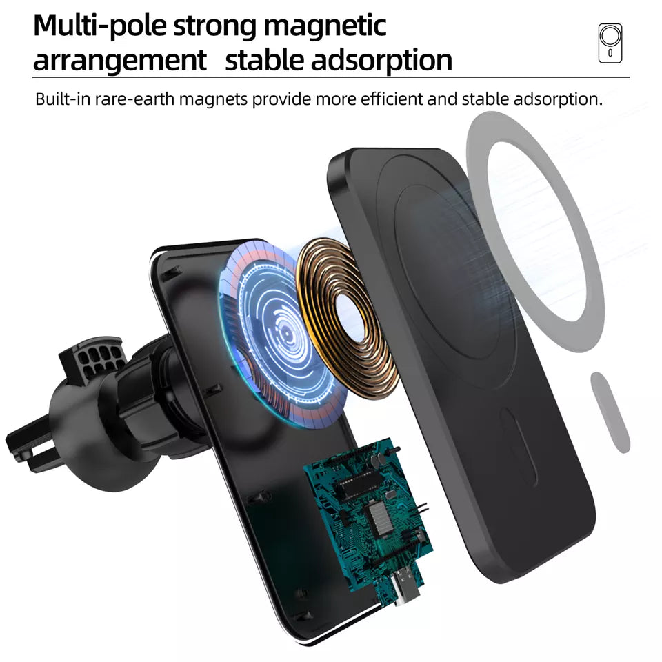 ML Performance 15W Universal Magnetic Wireless Phone Charger - ML Performance UK