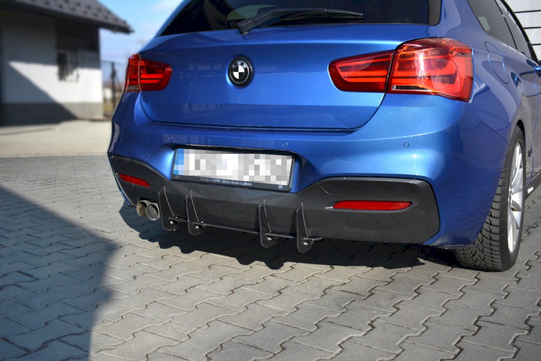 Maxton Design BMW 1 Series F20 F21 LCI M-Power Rear Diffuser V1 - ML Performance UK