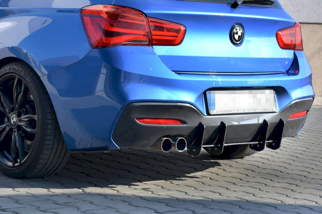 Maxton Design BMW 1 Series F20 F21 LCI M-Power Rear Diffuser V1