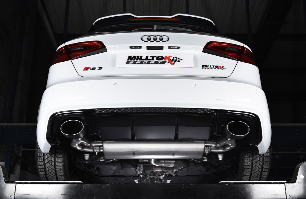 MillTek Audi RS3 SportBack Cat-Back (8V MQB Pre-Facelift Only) - ML Performance UK
