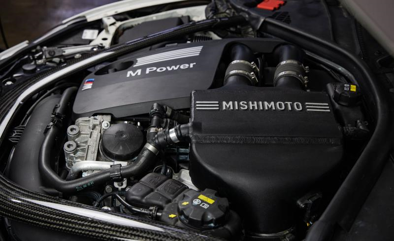 Mishimoto BMW S55 Performance Air-to-Water Intercooler (M2 Competition, M3 & M4) - Fitted Photo