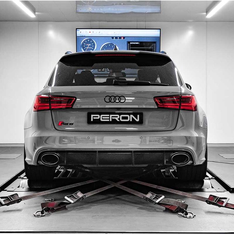 PERON Audi C7 De-cat Exhaust Downpipes (S6, S7, RS6 & RS7) - ML Performance UK