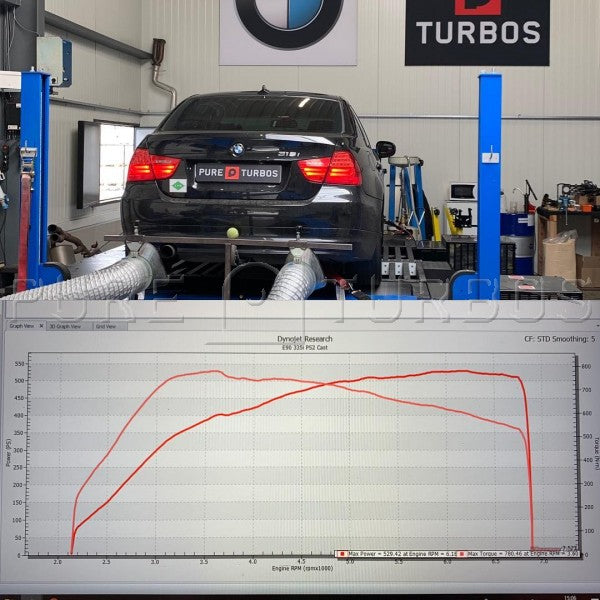 Pure Turbos BMW LHD N54 335i Pure600 Upgrade Turbos - ML Performance UK