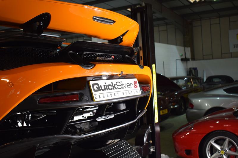 QuickSilver McLaren 720S Ceramic Coated Catalyst Delete Replacement Pipes - ML Performance UK