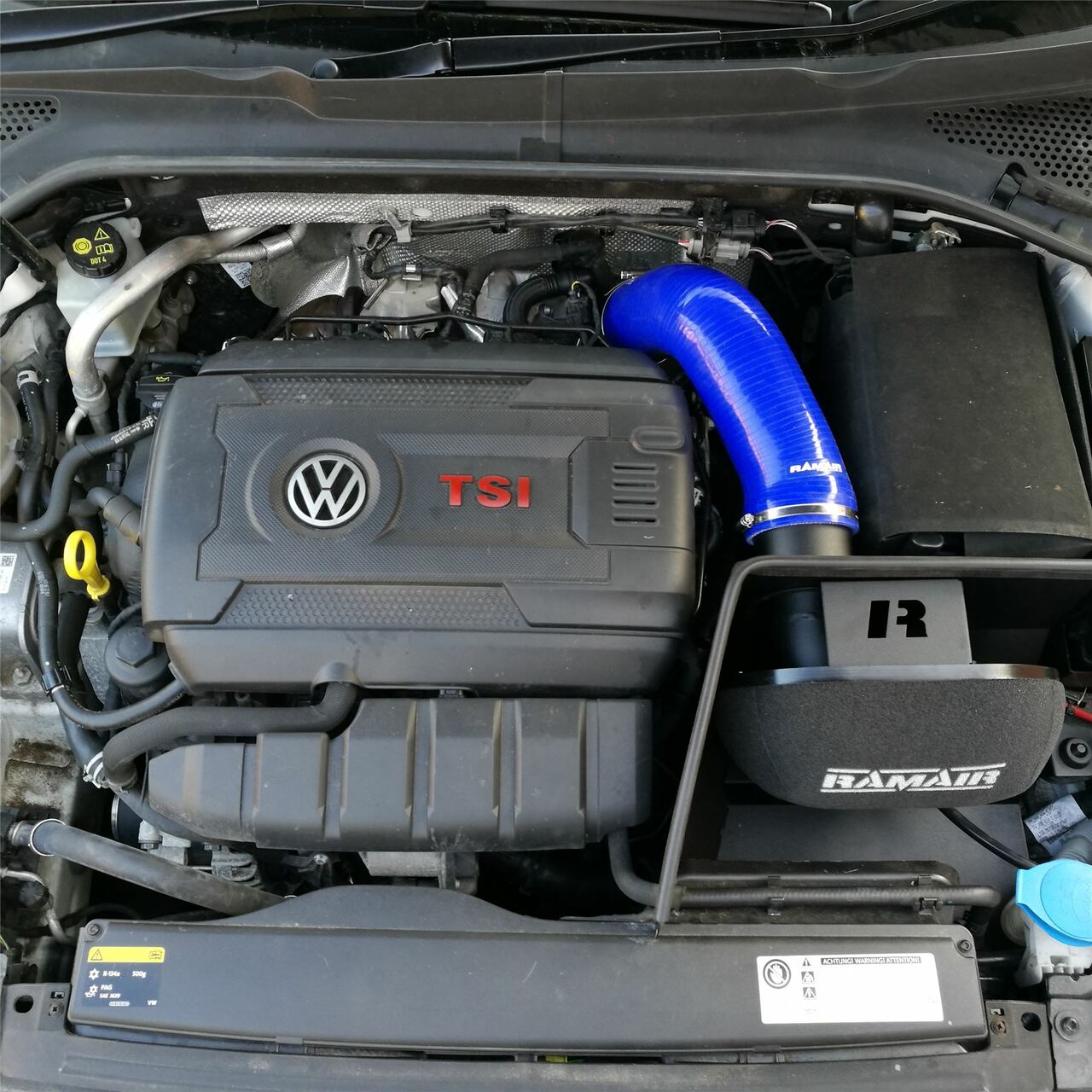 Ramair Audi Seat Skoda VW 1.8 2.0 TSI MQB Performance Intake Kit With Turbo Elbow (Inc. 8V A3, 5F Leon & MK7 Golf) - ML Performance UK