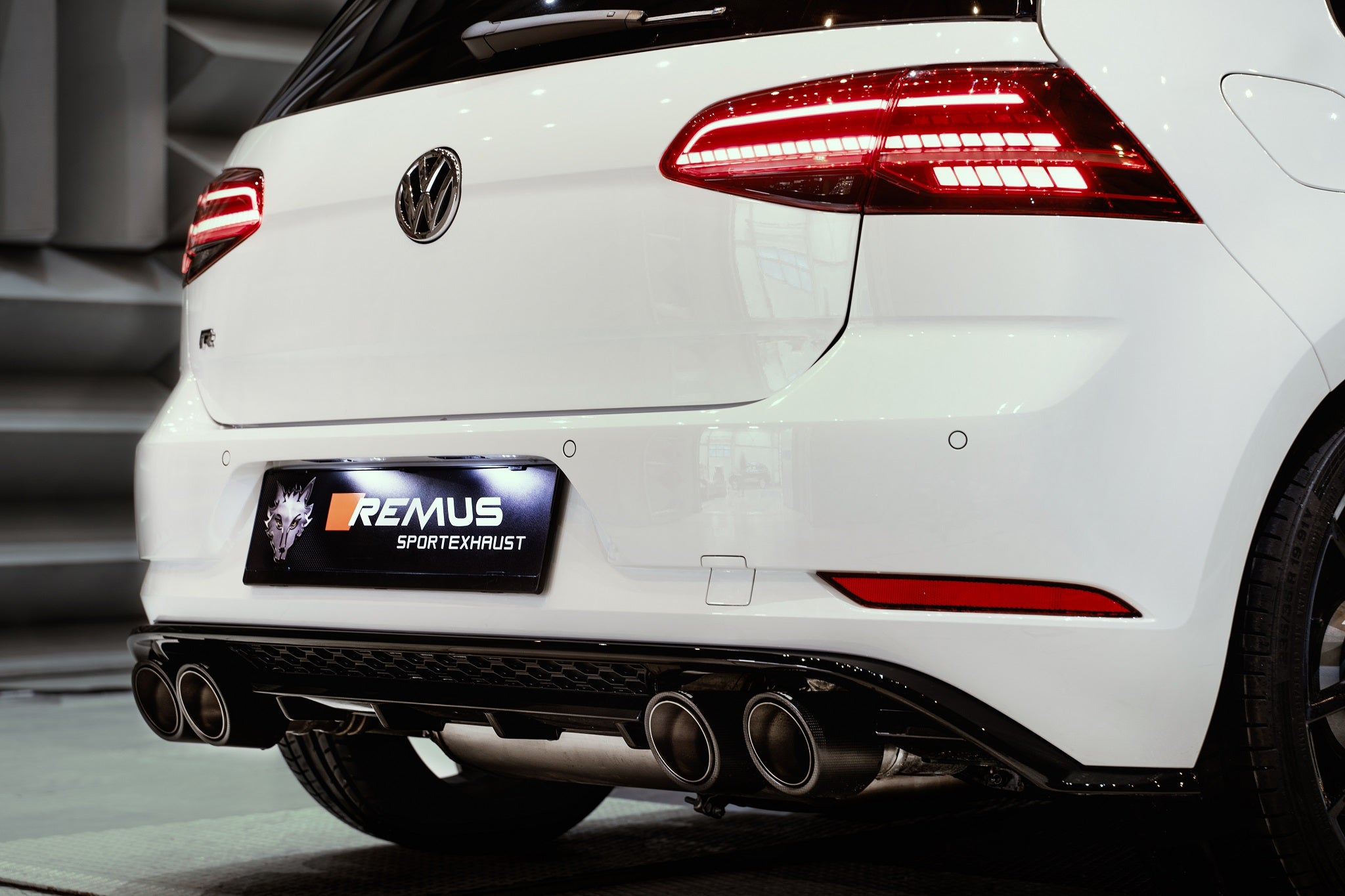 Remus Volkswagen MK7.5 Golf R GPF-Back Exhaust System Fitted Photo - ML Performance UK