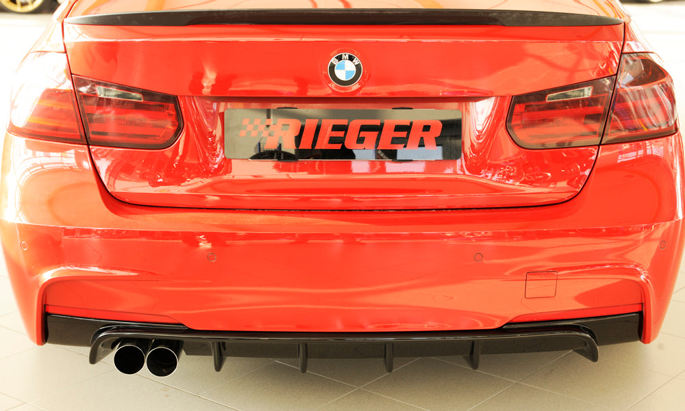 Rieger BMW 3 Series F30 F31 M-Series Rear Diffuser (Inc. 320i, 335i & 340i)