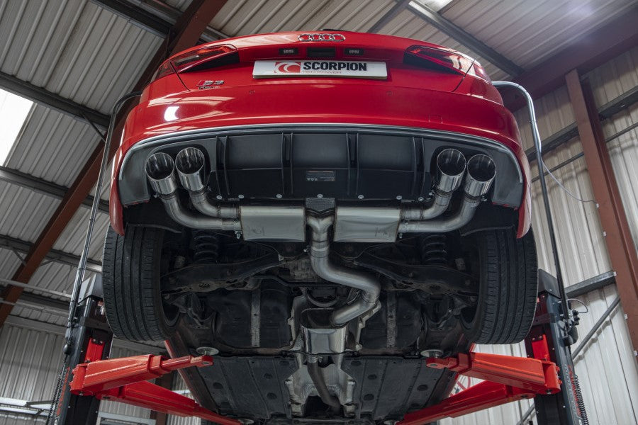 Scorpion Audi S3 2.0T 8V Resonated Cat-back Exhaust System - ML Performance UK