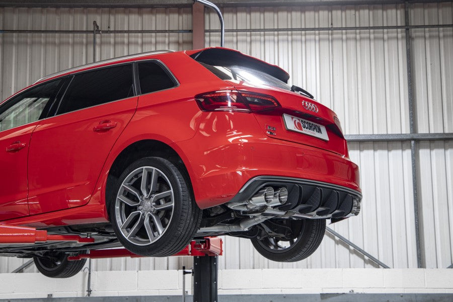 Scorpion Audi S3 2.0T 8V Resonated Cat-back Exhaust System - ML Performance UK