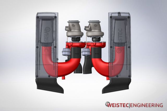 Weistec Mercedes-AMG M177 4L V8 W205 C205 C253 Carbon Fibre Airbox Kit (C63 & GLC63) - ML Performance UK