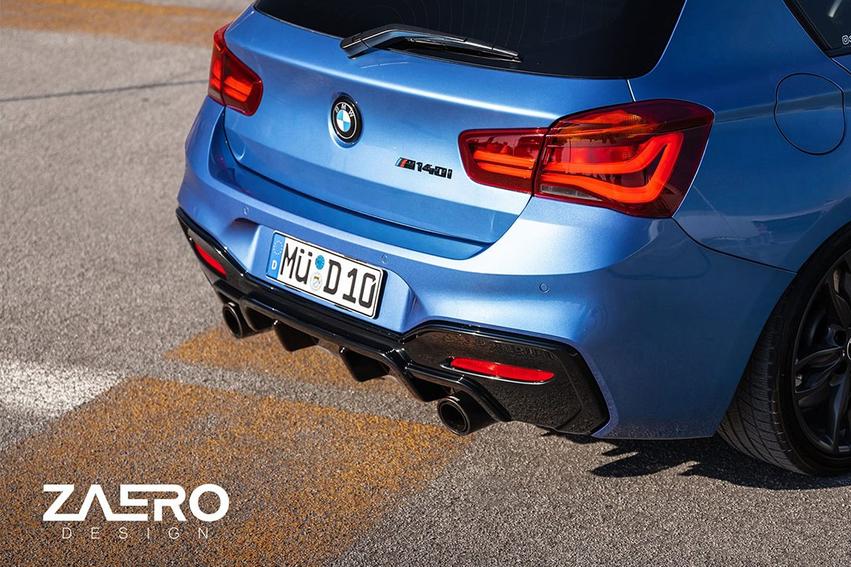 Zaero BMW F20 F21 LCI EVO-1 Rear Diffuser (M135i & M140i) - ML Performance UK