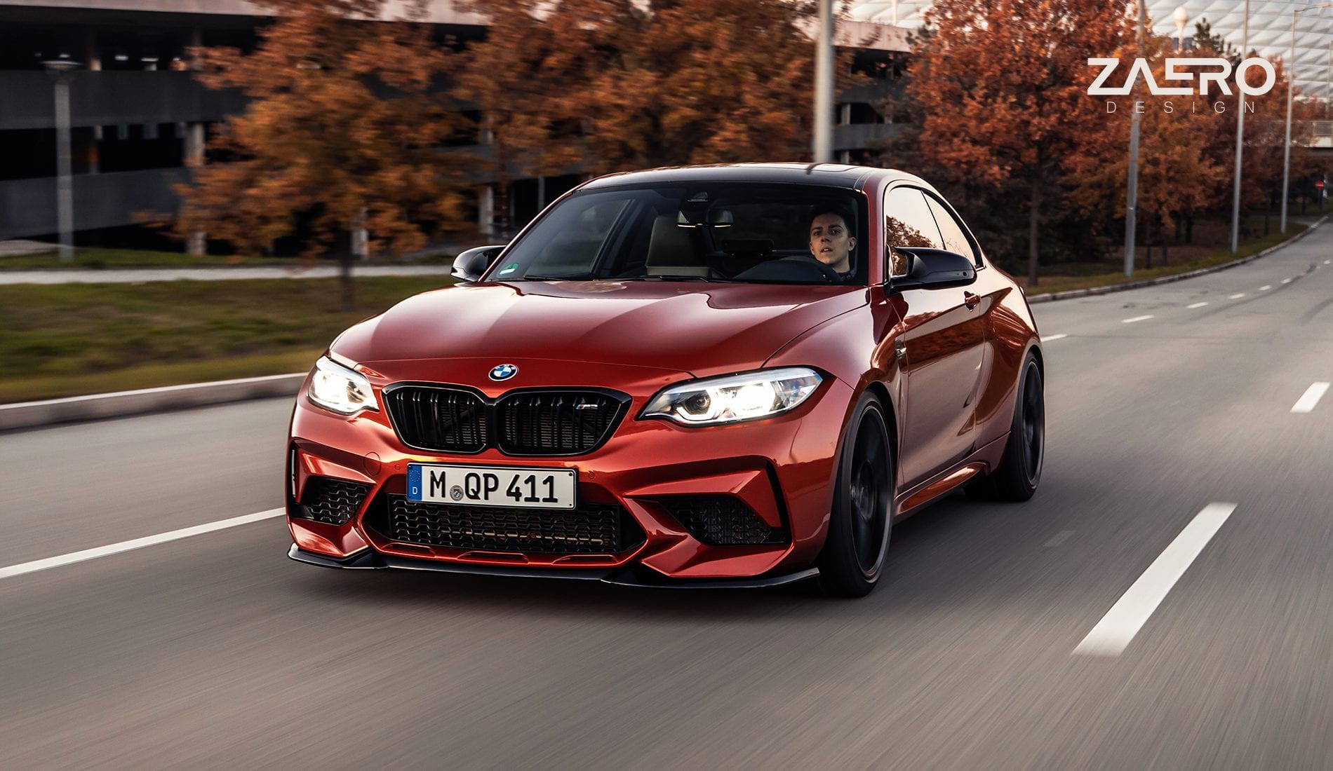 Zaero BMW F87 M2 Competition EVO-S Front Lip - ML Performance UK