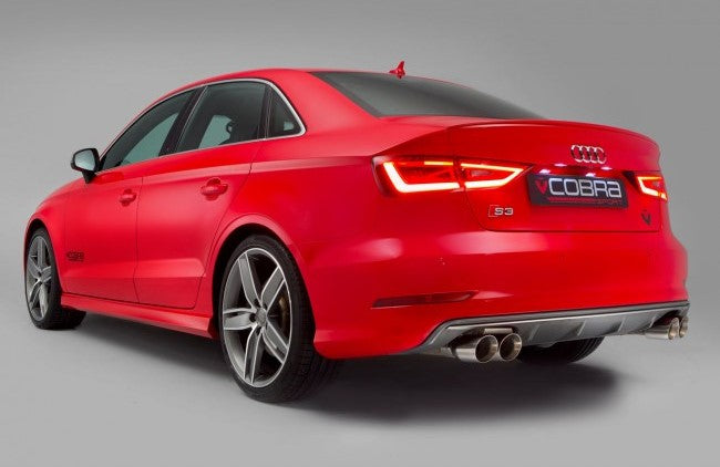 COBRA AUDI 8V S3 Saloon Quattro 2.0 TFSI CAT BACK EXHAUST | ML Performance UK