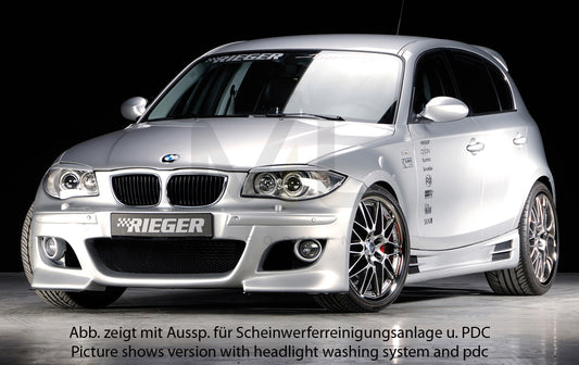 frontbumper in sport-design approprié pour BMW série 1 E81, E82, E87 et E88  2004 - 2011