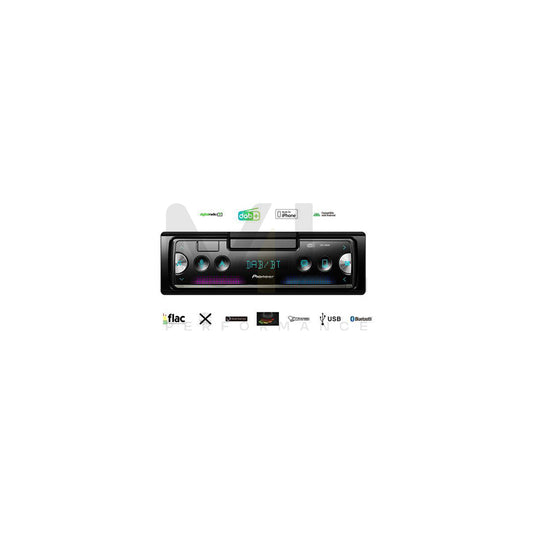 PIONEER MVH-130DAB Car stereo 1 DIN, Made for Android, 12V, FLAC, MP3, – ML  Performance