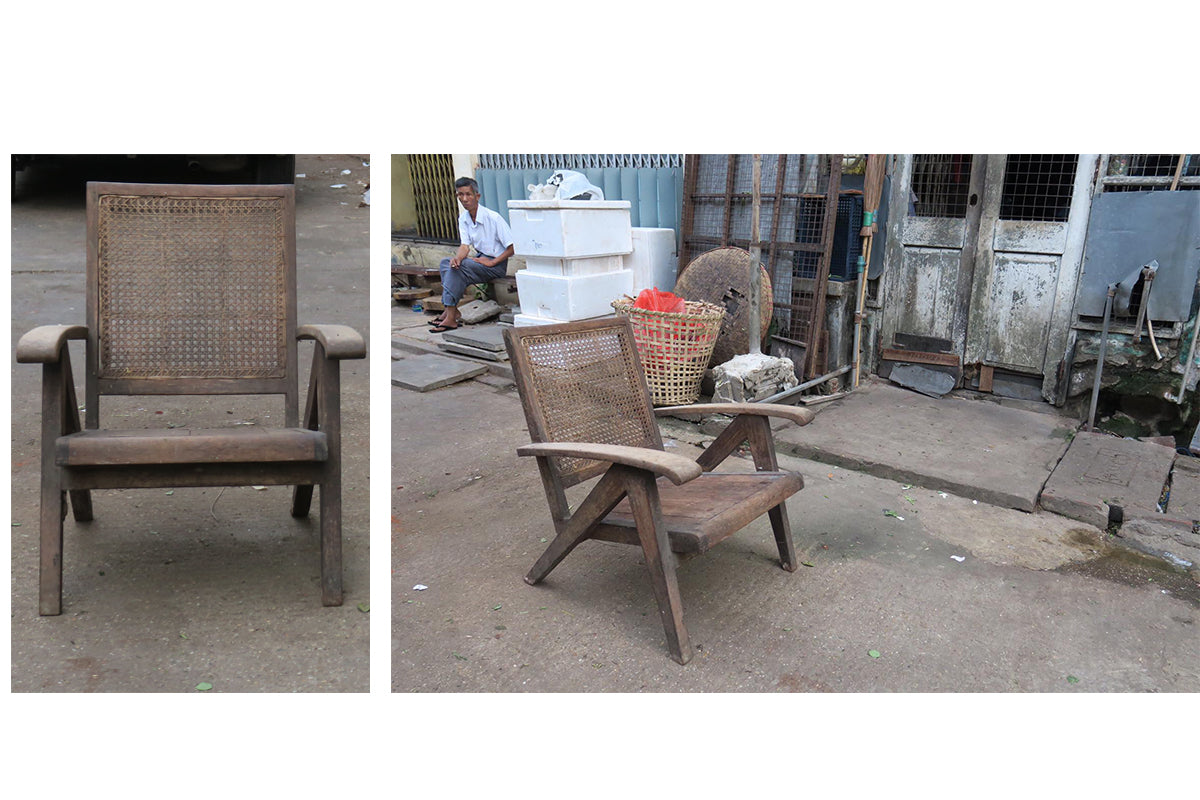 Old chair in Yangon