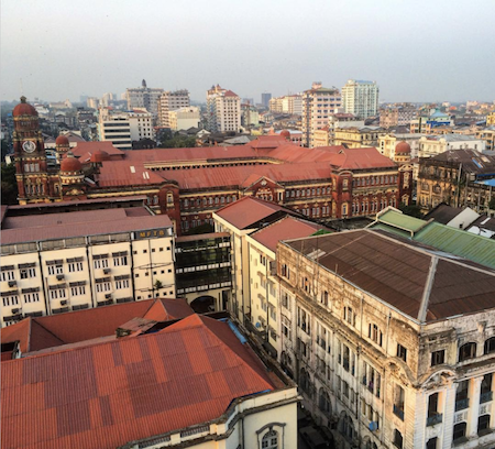 Rooftops of Downtown Yangon