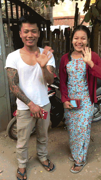 Kyaw Kyaw and Pu Pu