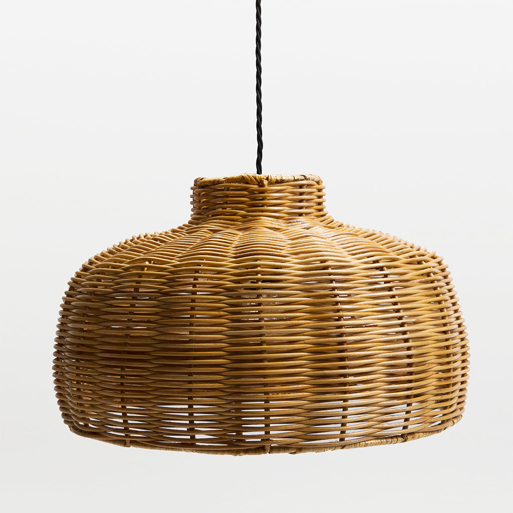 rattan mini lamp shades