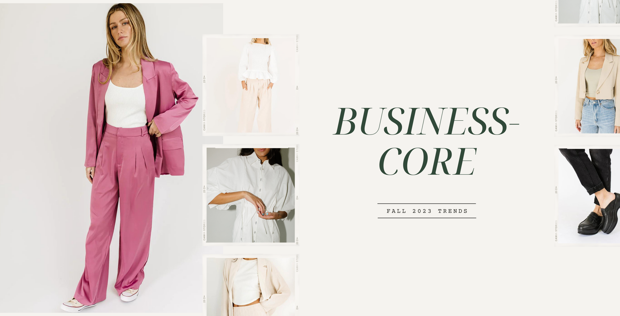 fall 2023 fashion trends - business core