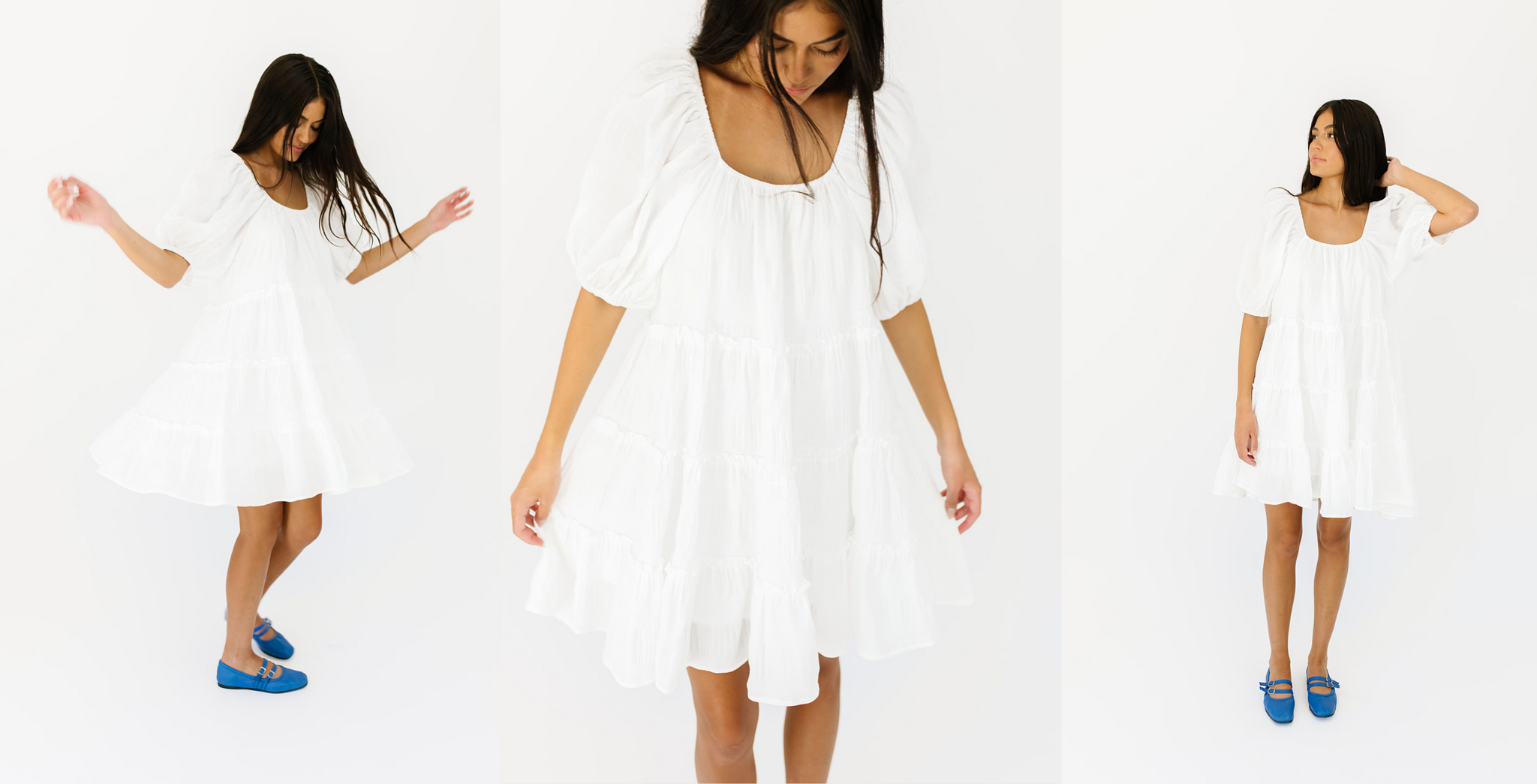 White daymaker mini dress