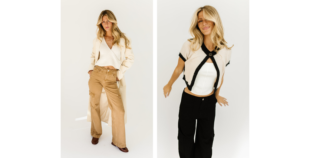 elevated cargo pant outfit ideas