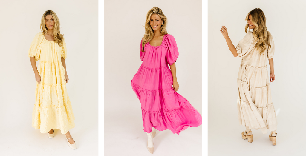 zoco daymaker dresses are the perfect nursing friendly maxi dresses