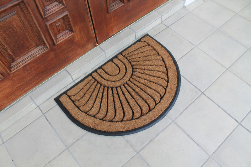 Sunburst Half Moon Doormat