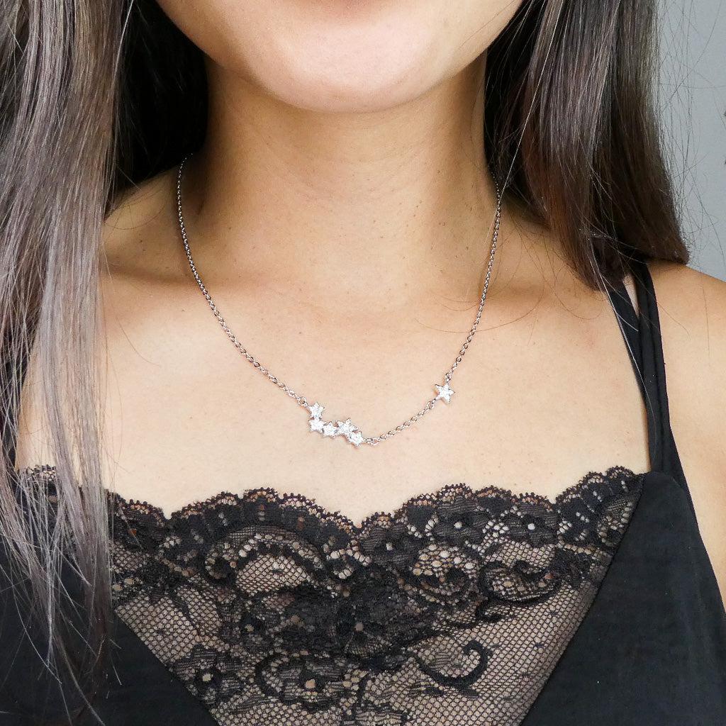 North Star Necklace – Silver – Gypsy Bazaar