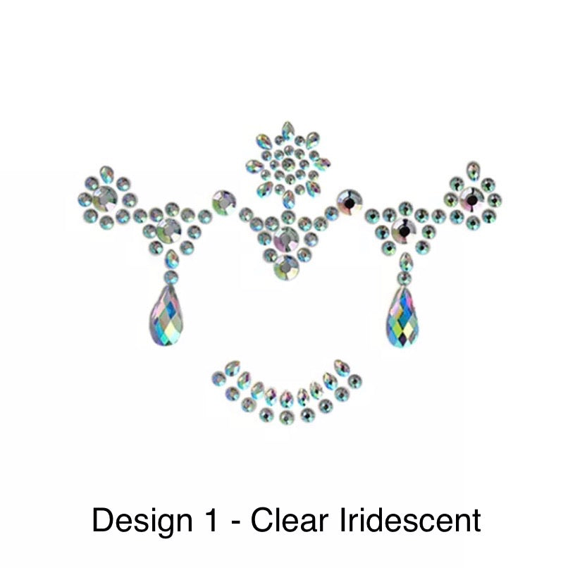 Iridescent Sternum Body Gems 