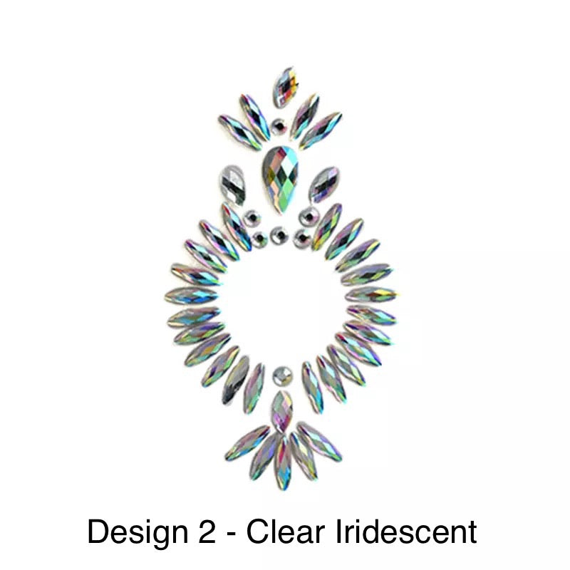 Iridescent Sternum Body Gems 