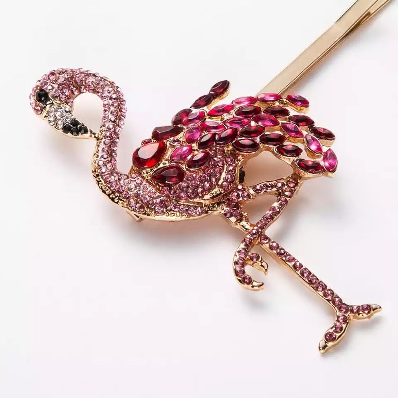 Pink Flamingo Glitz Hair Pin Set – The Songbird Collection