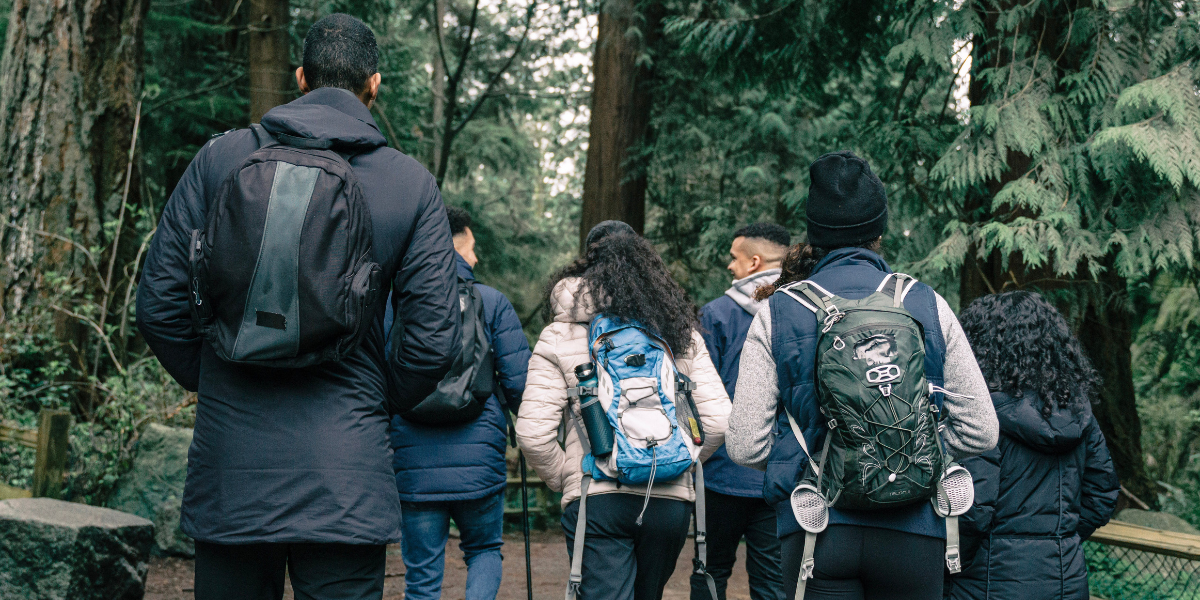 Group of Friends on a Hike