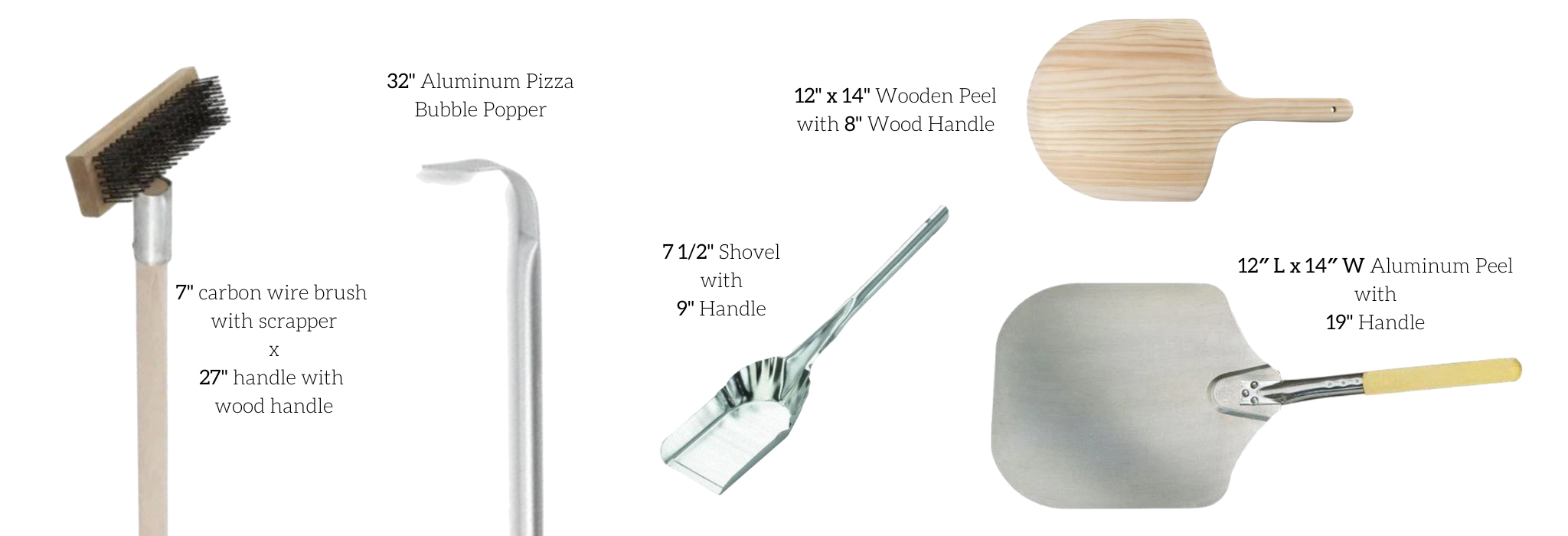 Pizza Oven Tools Starter Kit  Cook Authentic Pizza in the Pizza Oven! -  Patio & Pizza Outdoor Furnishings