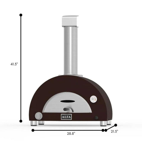 Alfa ONE/Nano Gas Oven Dimensions