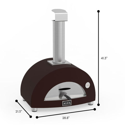 Alfa ONE/Nano Wood Oven Dimensions