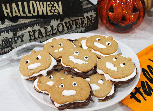 Plate of Halloween Cookies