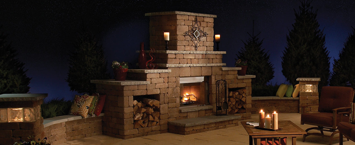 Outdoor Fireplace Kit Contractor Series For Easy