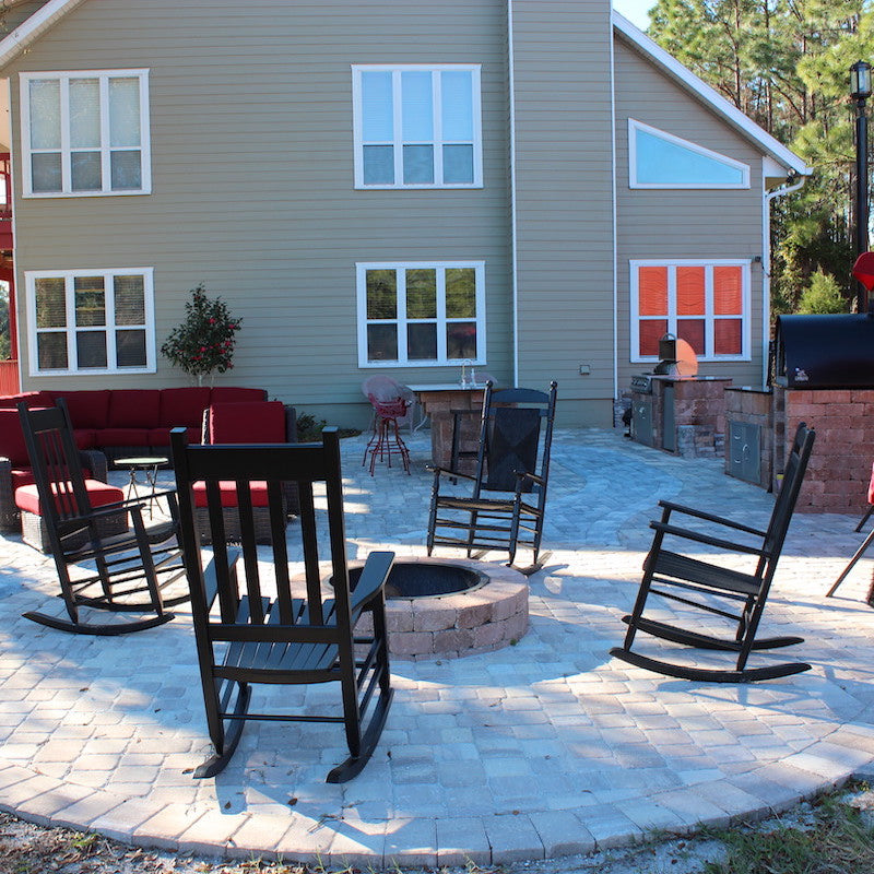 Outdoor Kitchen built with Necessories Outdoor Living Kits