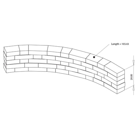 Rockwood Necessories Riverland Seat Wall Kit Dimensions