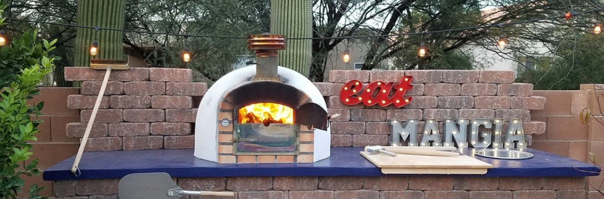 Authentic Pizza Ovens BBQ Grill for Wood Fired Oven - Patio & Pizza Outdoor  Furnishings