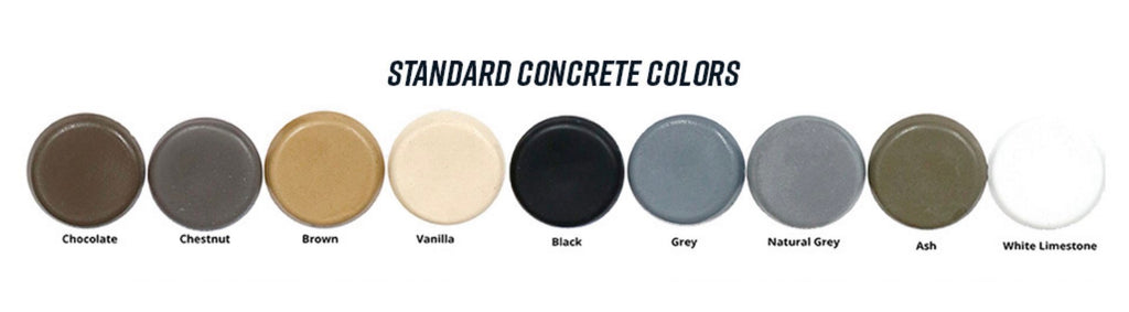 The Outdoor Plus Solid Concrete Color Swatch Guide