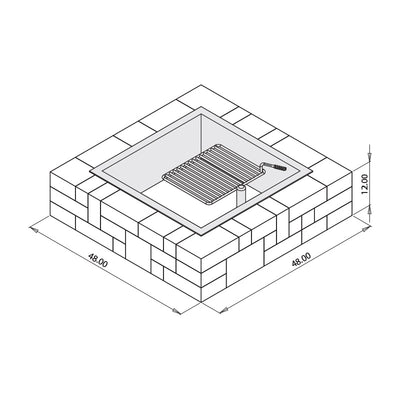 Necessories Victorian Fire Pit Dimensions