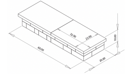 Grand Fireplace Hearth Kit