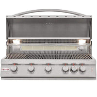 Image of Blaze 40-inch 5-Burner LTE Gas Grill With Blaze 40-Inch Grill Cart
