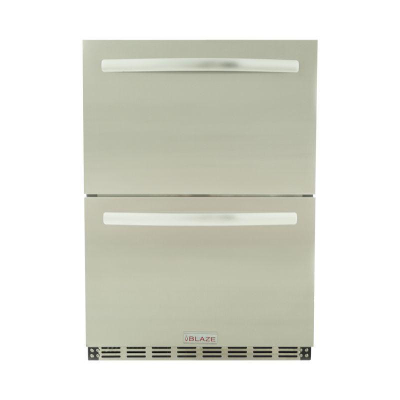 Blaze 5.1 Cu. ft. Outdoor-Rated Double Drawer Refrigerator - BLZ-SSRF-DBDR5.1